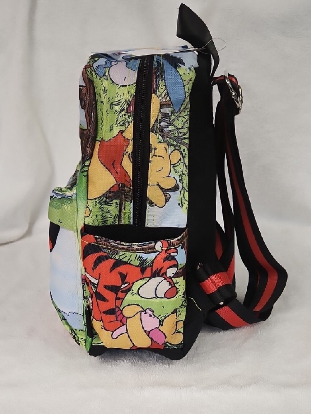 Disney Winnie the Pooh Canvas Character Backpack - Orange, Green, Blue, Red - Picture 3 of 9